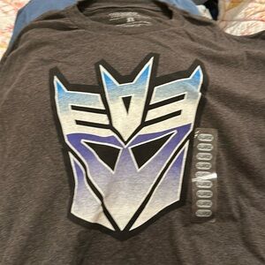 Never worn Crew neck Transformers Tee shirt